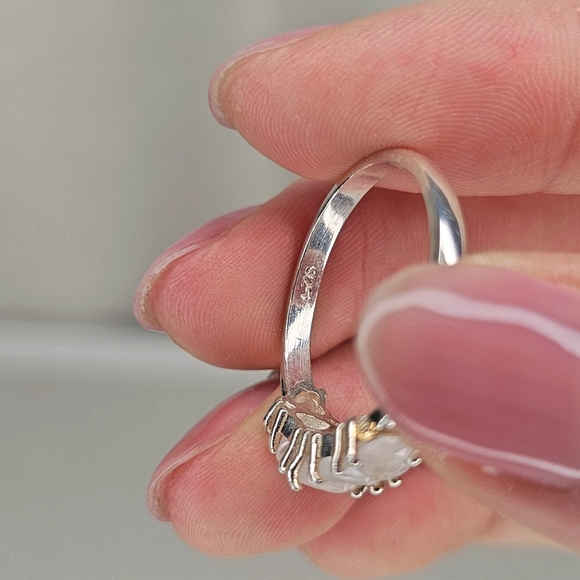 Real Rose Quartz Ring - Picture 10 of 11